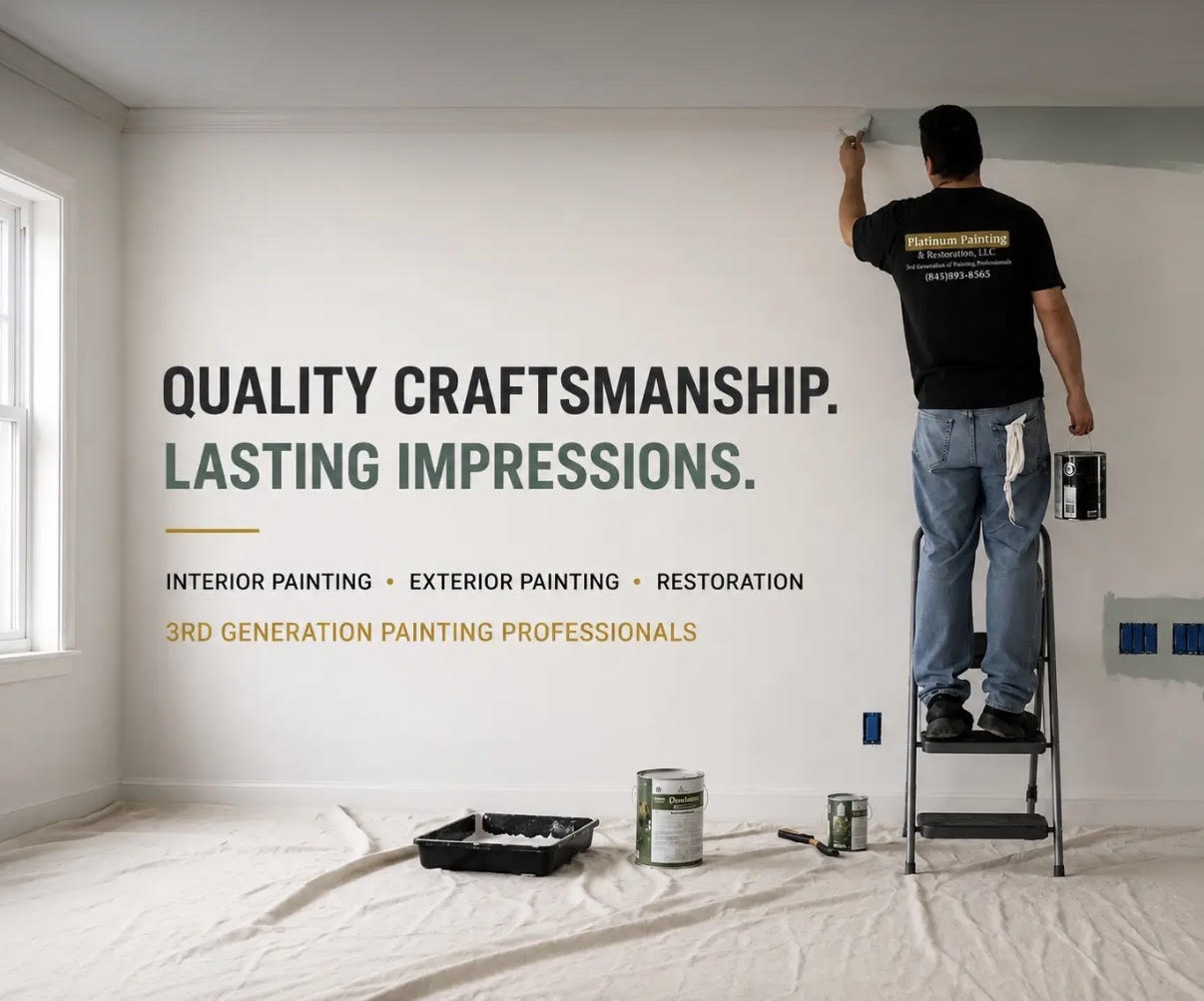 Interior painting by Platinum Painting and Restoration